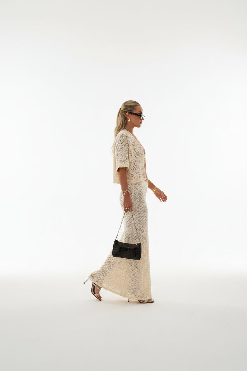 Ensemble Jupe Maxi et Haut Crochet Femme Été Décontracté | Coupe féminine + Style élégant + Facile à accessoiriser – ROBEMODE
