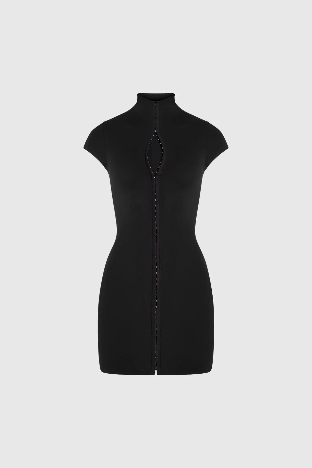 Robe Courte Femme Noire Fermeture Éclair | Moderne + Ajustée + Polyvalente S-L | ROBEMODE