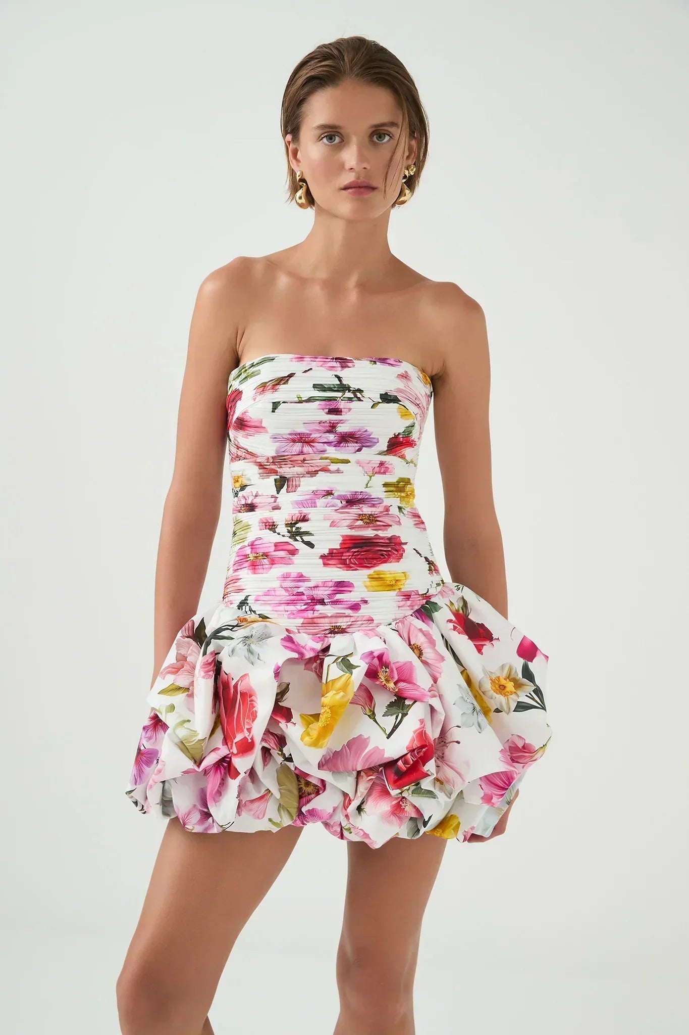 Robe Courte Soirée Ourlet Bulle 2 Coloris | ROBEMODE