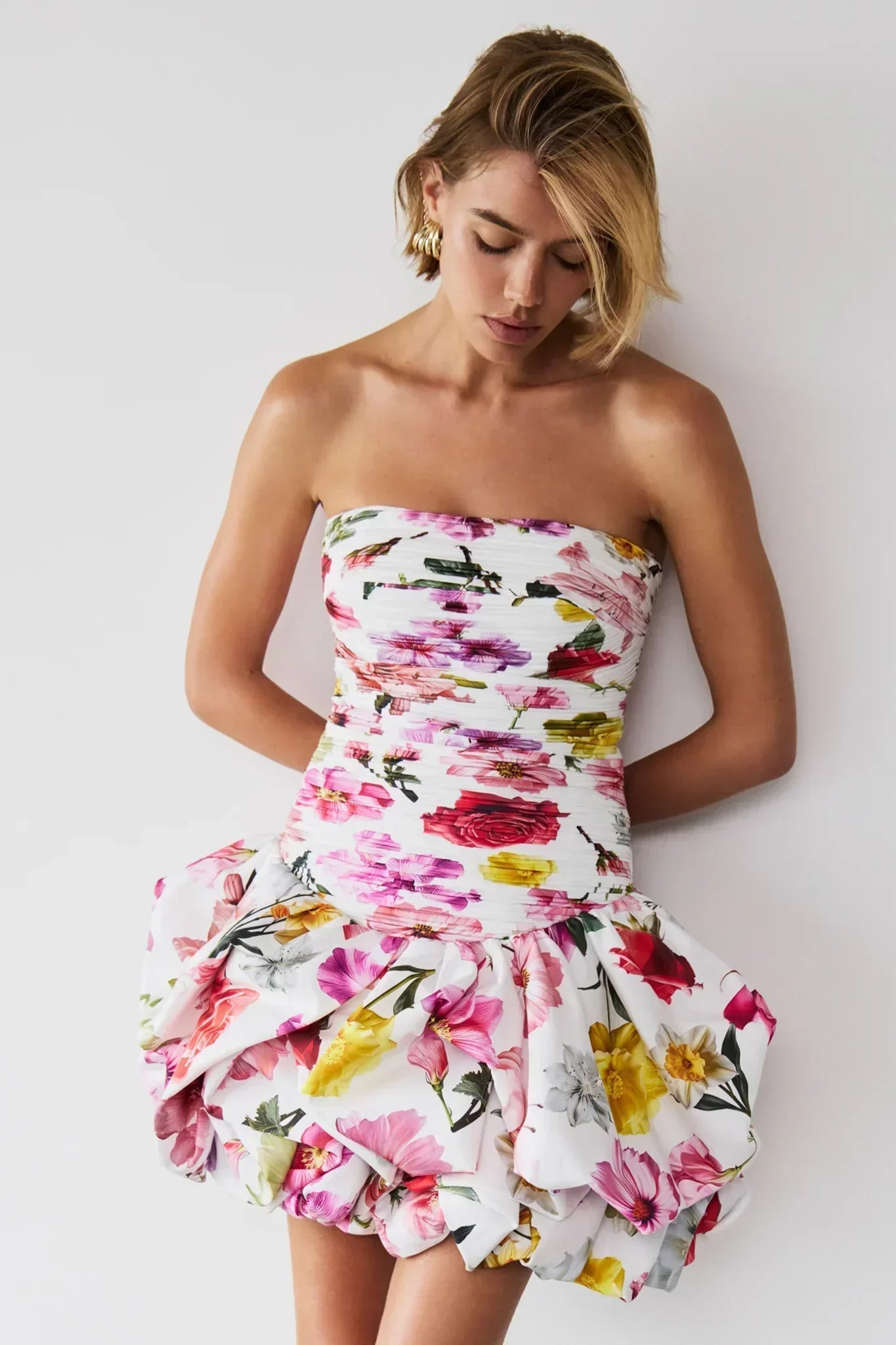 Robe Courte Soirée Ourlet Bulle 2 Coloris | ROBEMODE