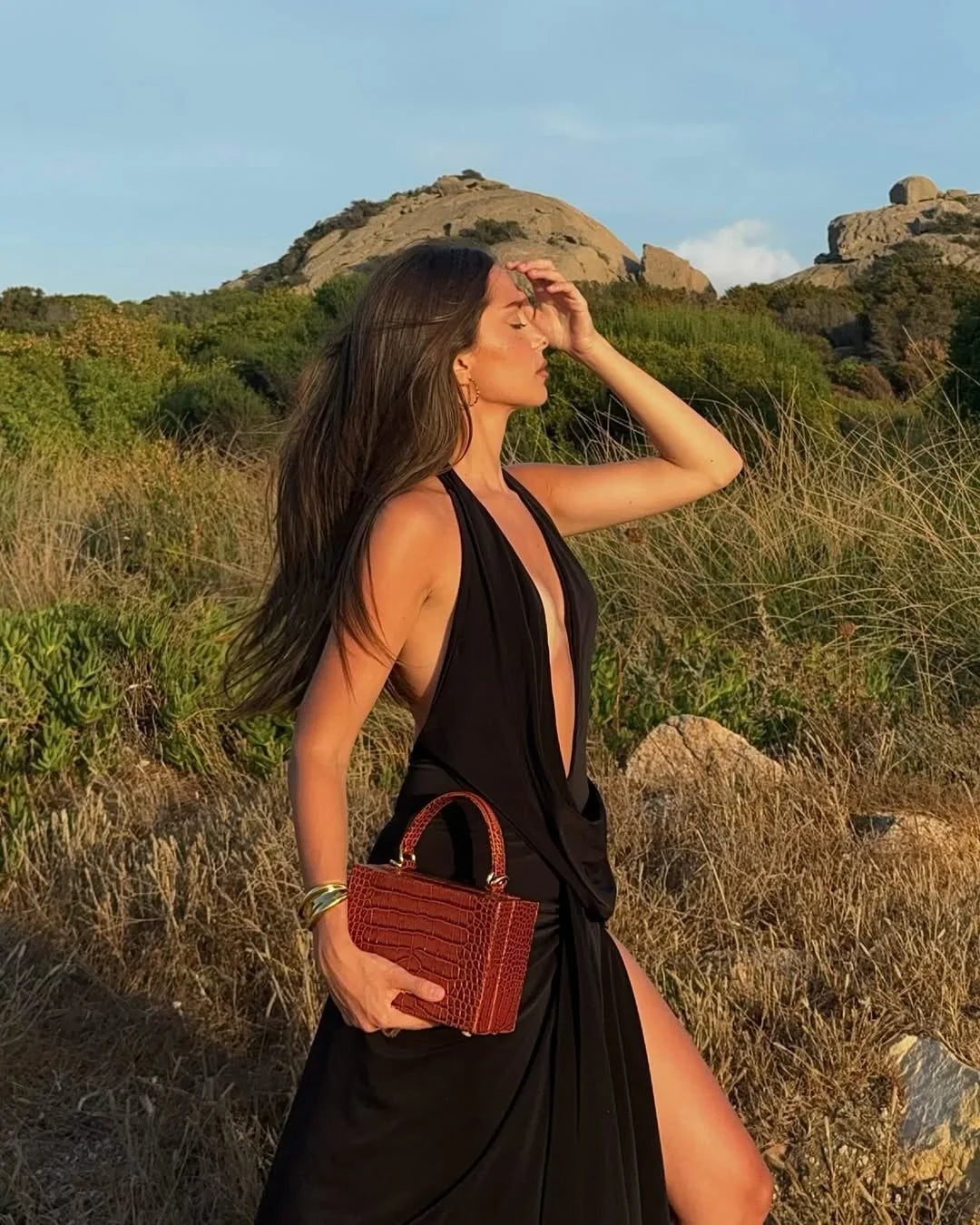 Robe longue ete femme dos nu longue | Coupe féminine + Style élégant + Facile à accessoiriser – ROBEMODE