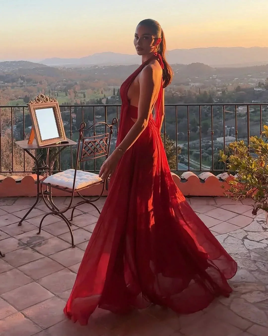 Robe longue ete femme dos nu | Coupe féminine + Style élégant + Facile à accessoiriser – ROBEMODE