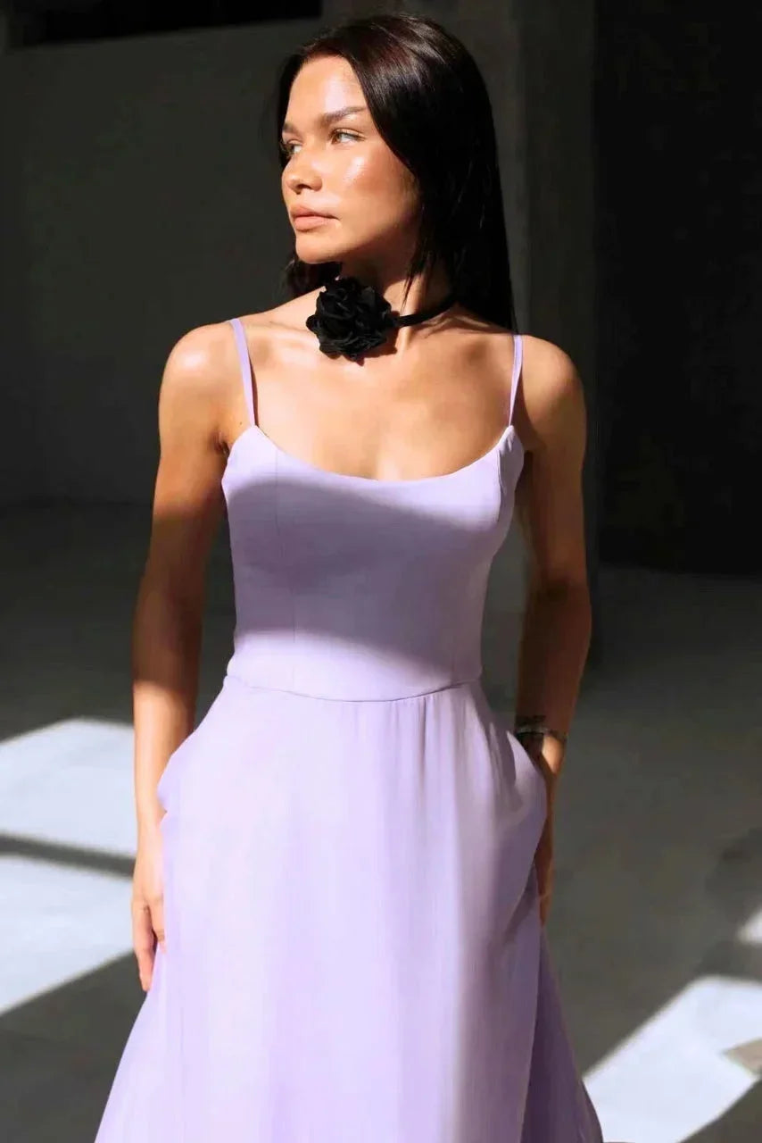 Robe Longue Volants Ourlet Bretelles Fines 6 Coloris Grande Taille | ROBEMODE