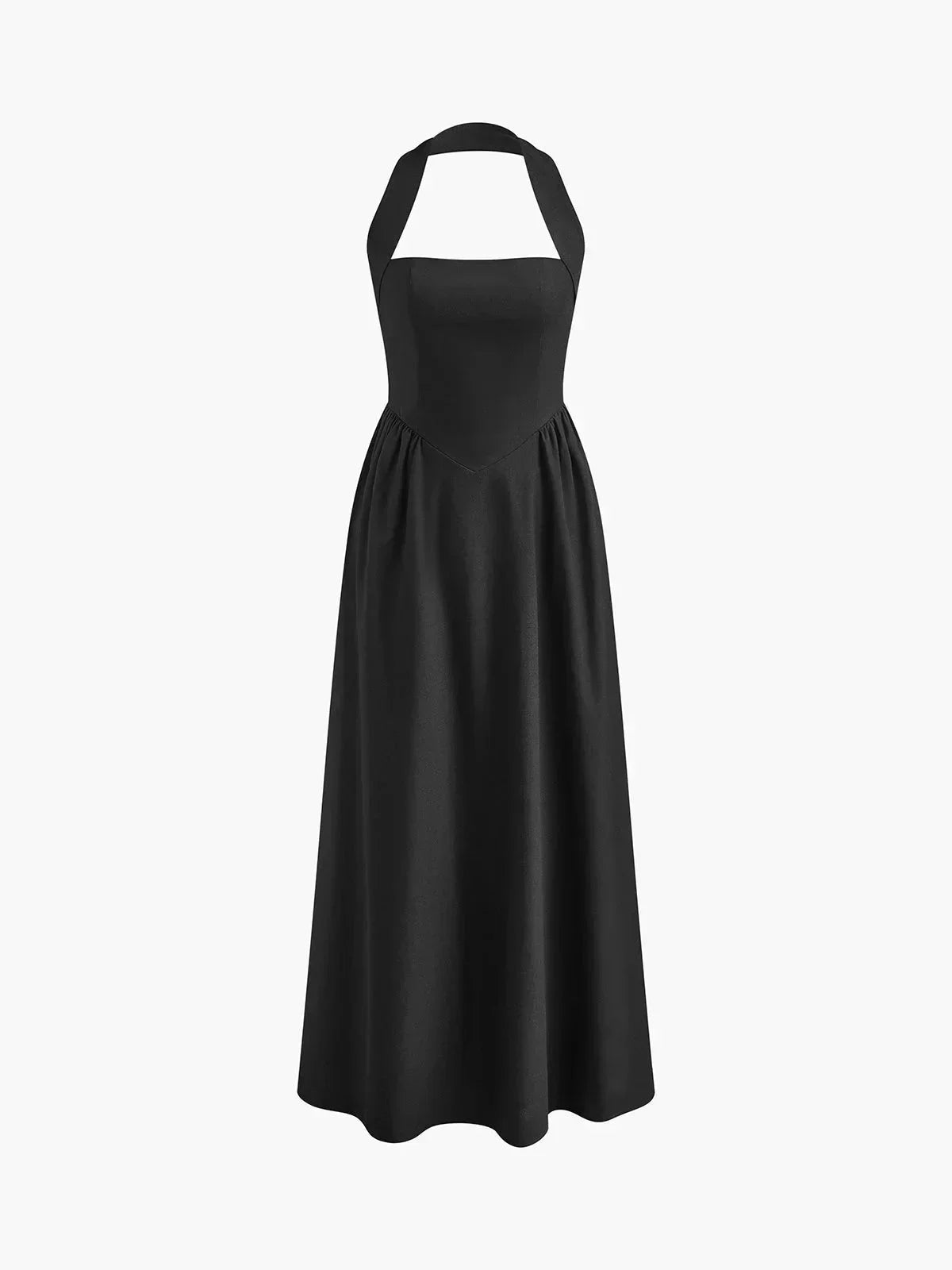 Robe longue col carré avec poches intégrées 3 coloris | ROBEMODE