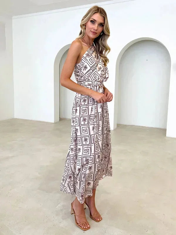 Robe longue femme une épaule avec ceinture | Coupe féminine + Style élégant + Facile à accessoiriser – ROBEMODE