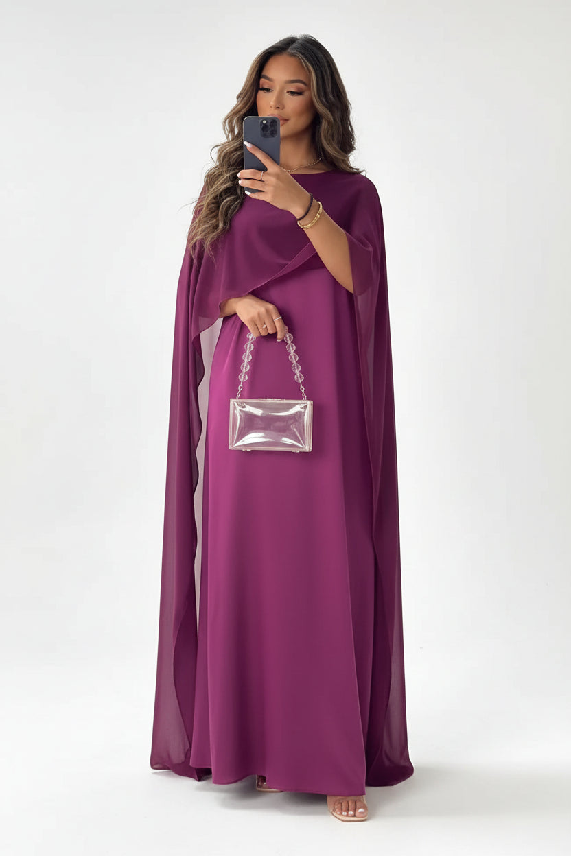 Robe longue femme dos nu fluide soirée élégante | Coupe féminine + Style élégant + Facile à accessoiriser – ROBEMODE