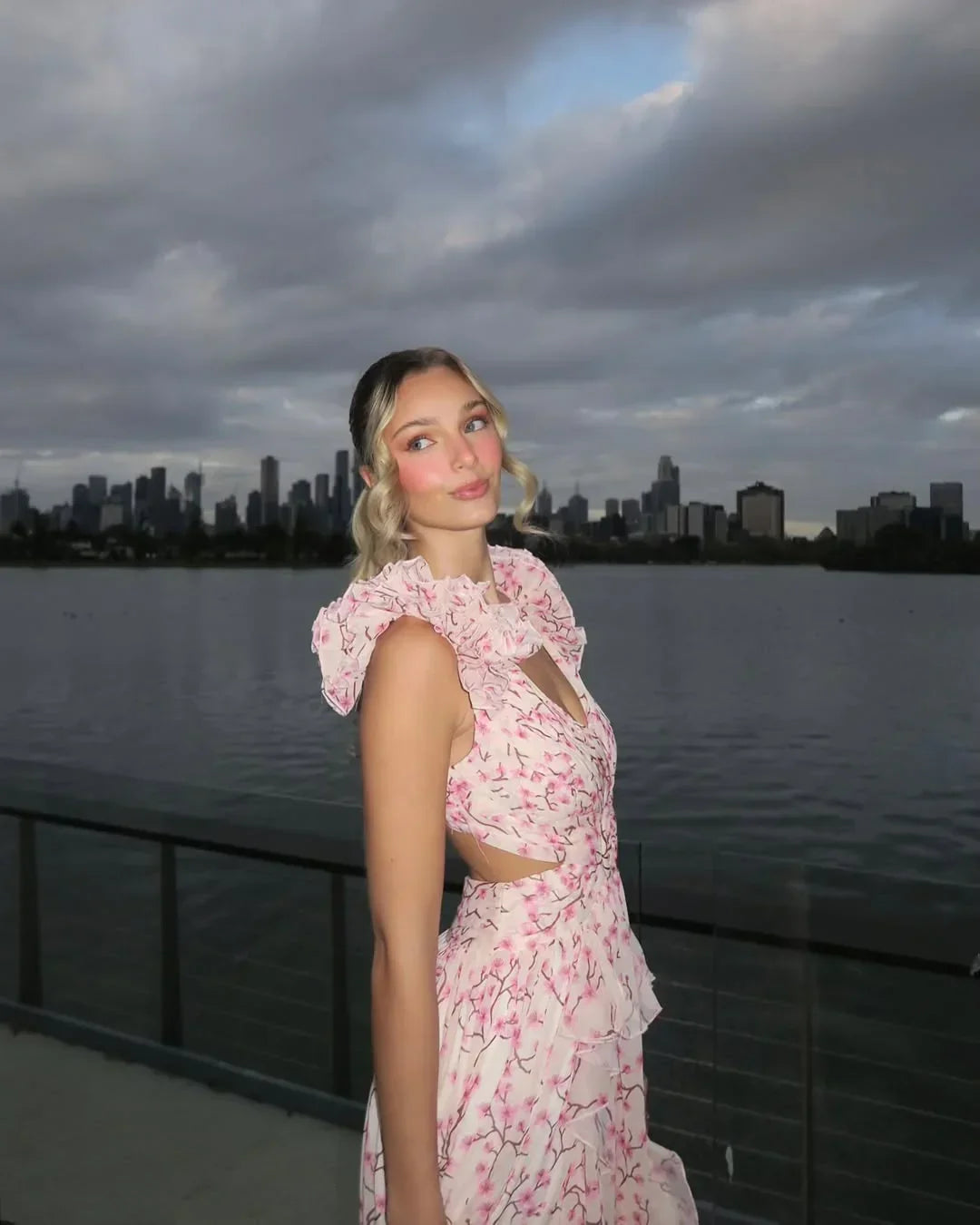 Robe longue fleurie sans manches été femme | ROBEMODE