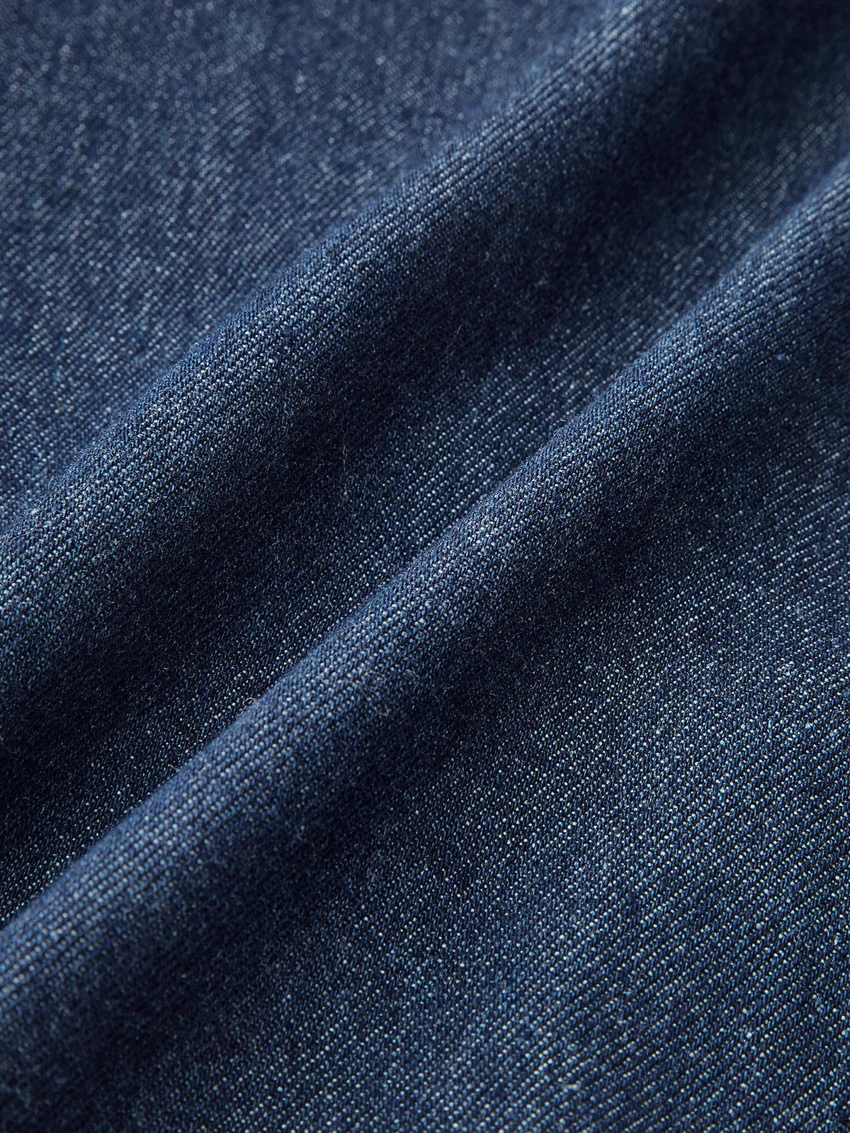 Robe Midi Jean Femme Bleu Foncé Boutonnée Col V Sans Manches Bureau | ROBEMODE