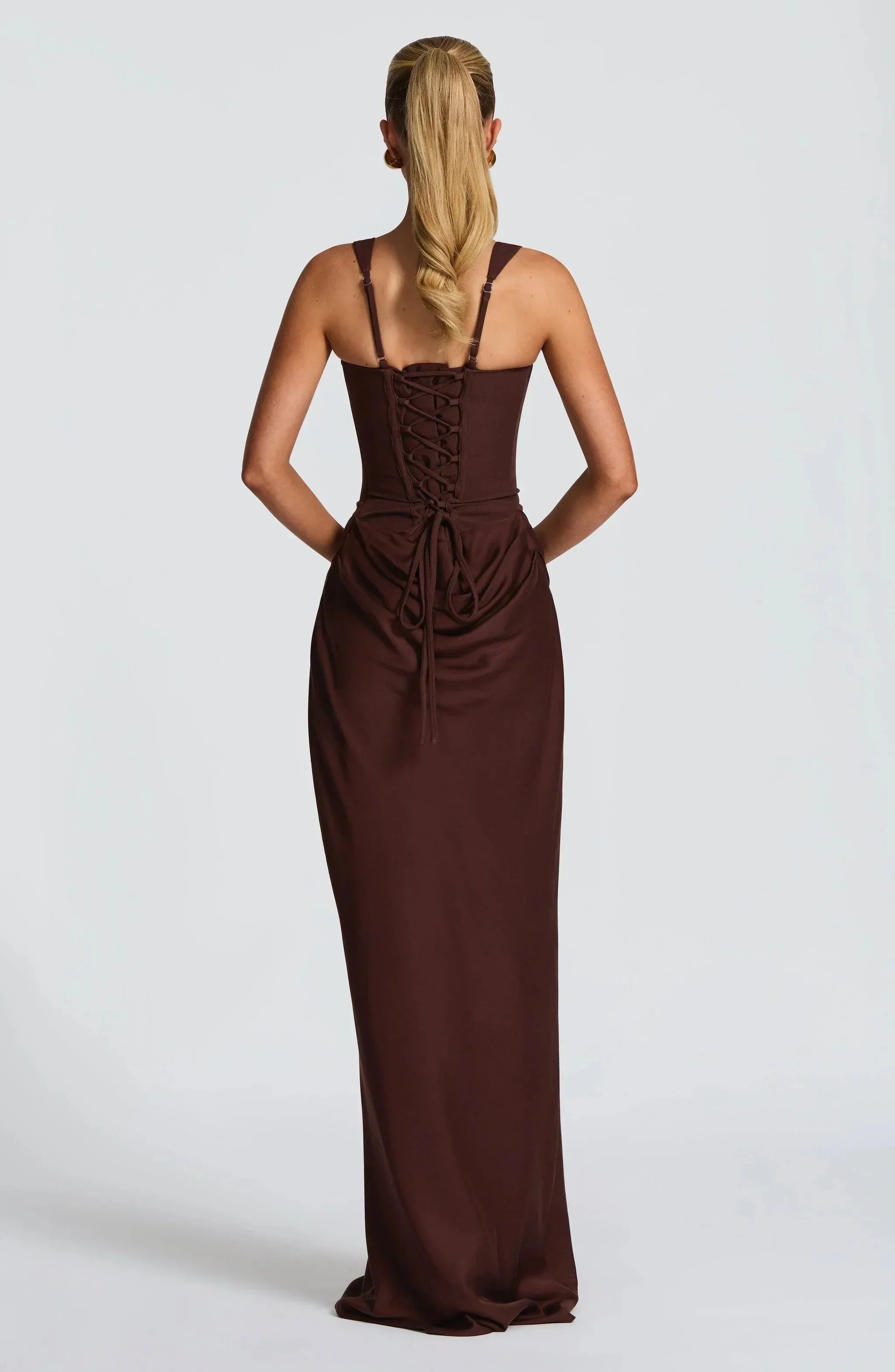 Robe Longue Moulante Dos Nu 4 Coloris Soirée | ROBEMODE