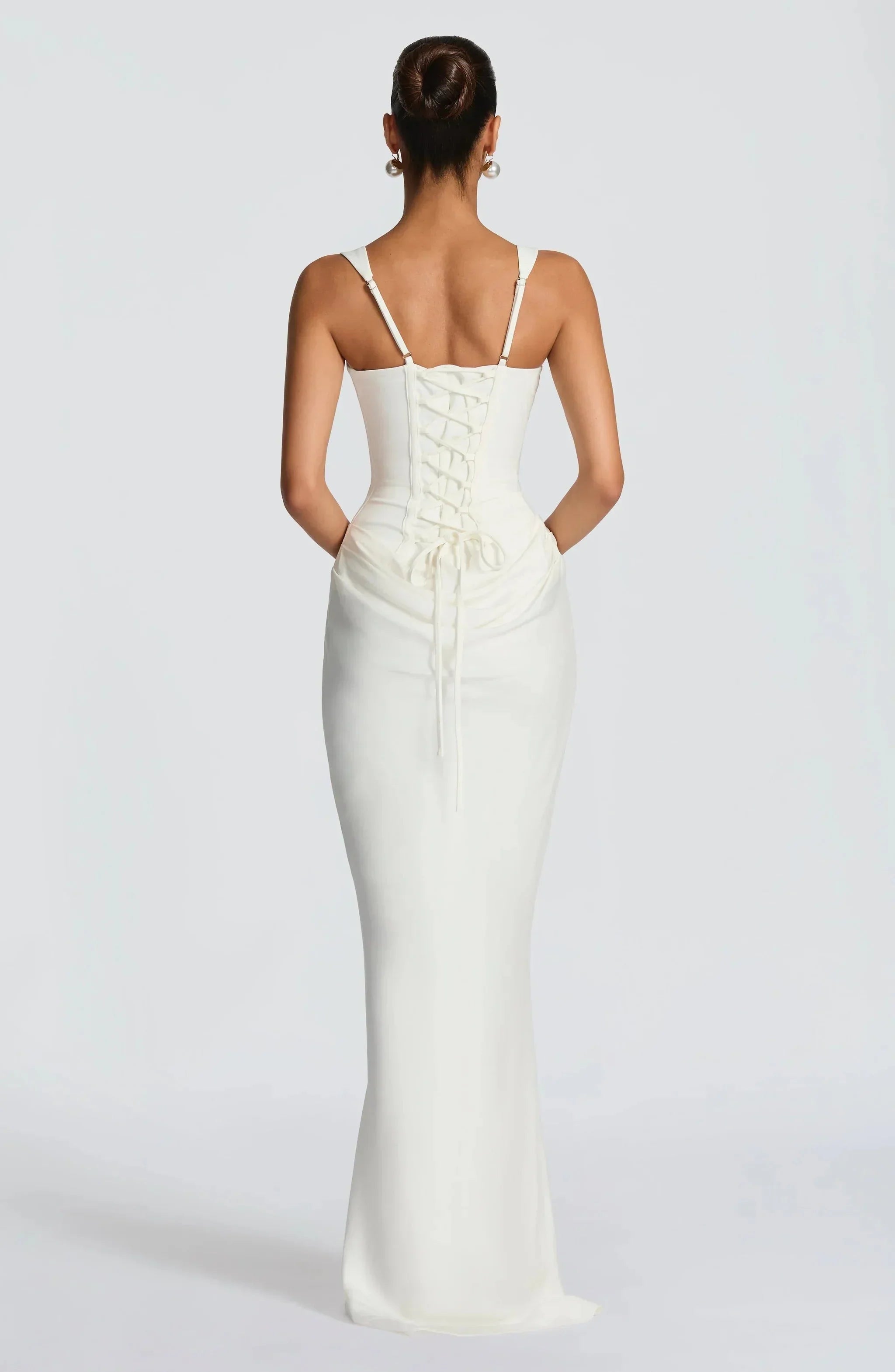 Robe Longue Moulante Dos Nu 4 Coloris Soirée | ROBEMODE