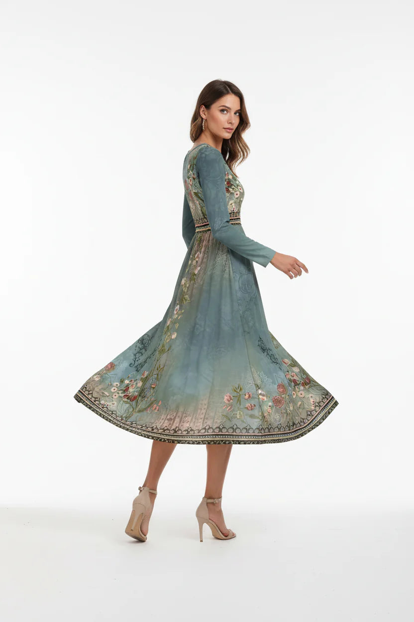 Robe casual élégante pour femme – Coupe fluide mi-longue A-line | ROBEMODE