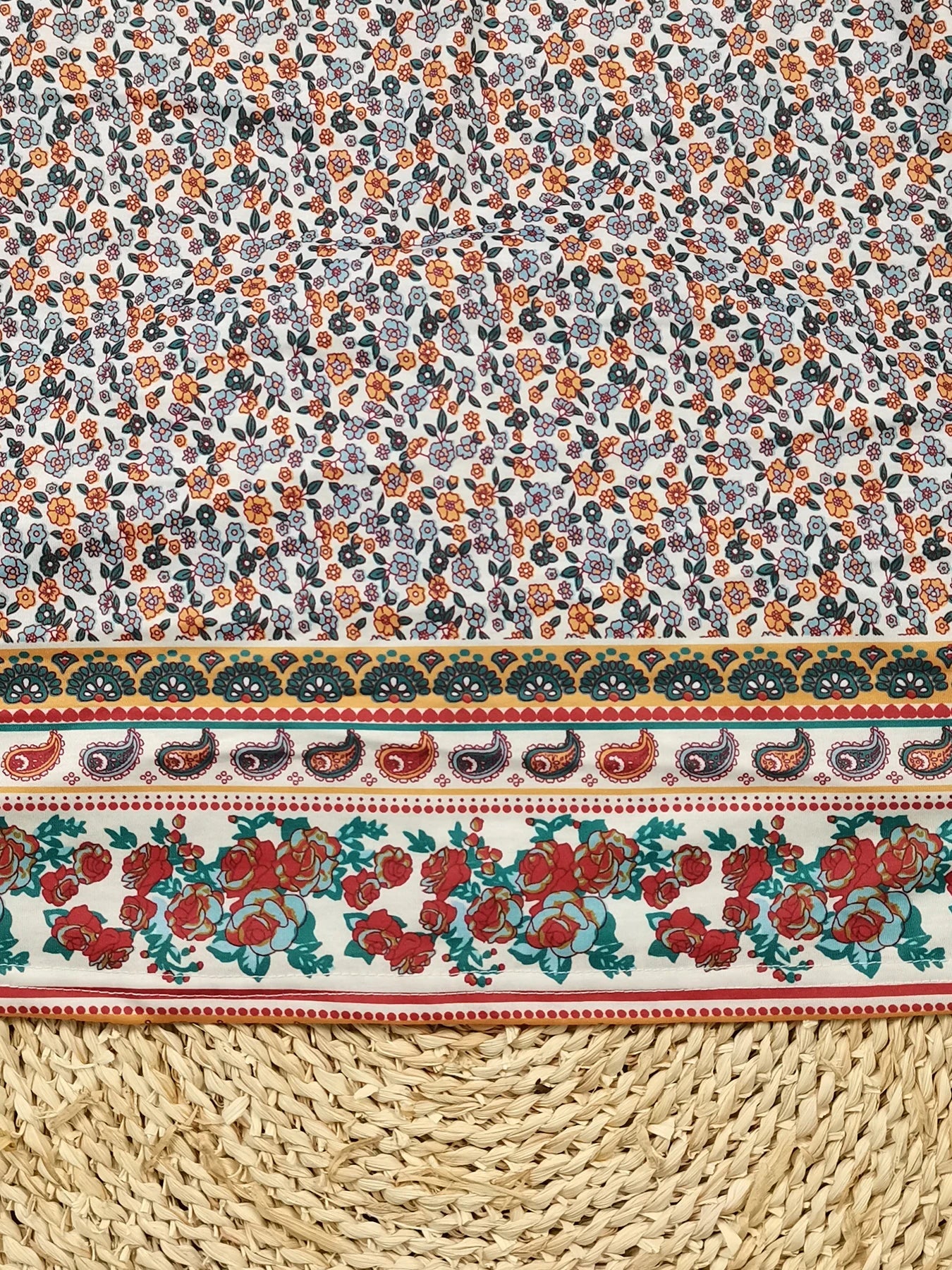 Robe bohème imprimée pour femme – Coupe fluide casual à manches courtes | ROBEMODE