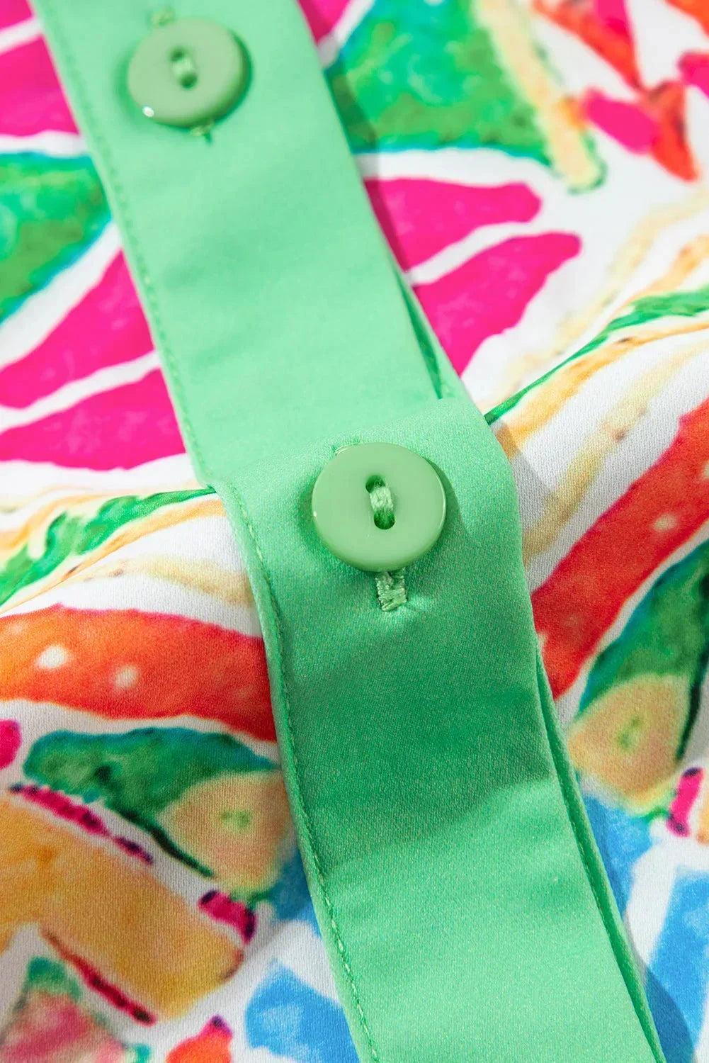 Robe chemise imprimée bohème multicolore été