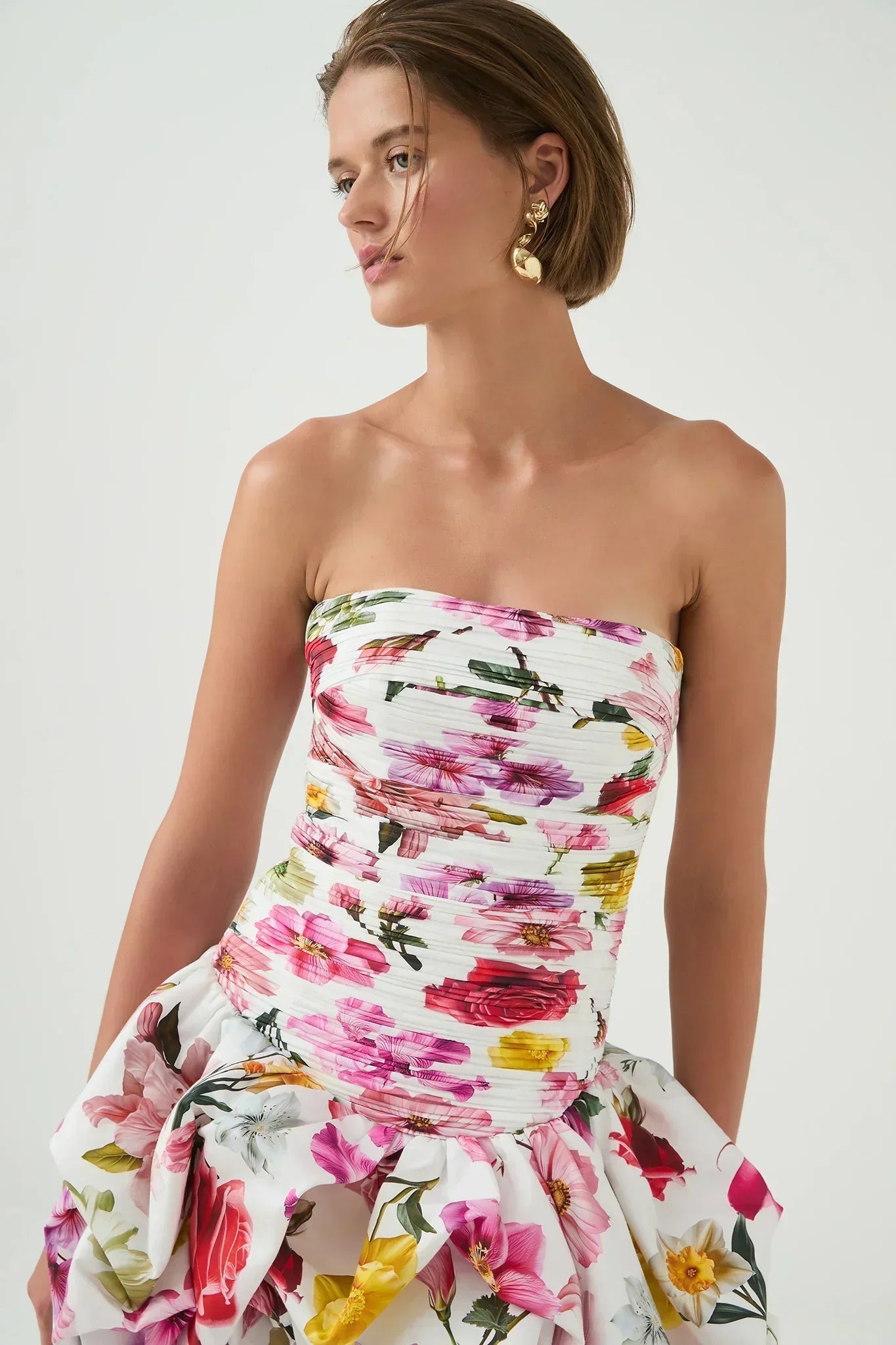 Robe Courte Soirée Ourlet Bulle 2 Coloris | ROBEMODE