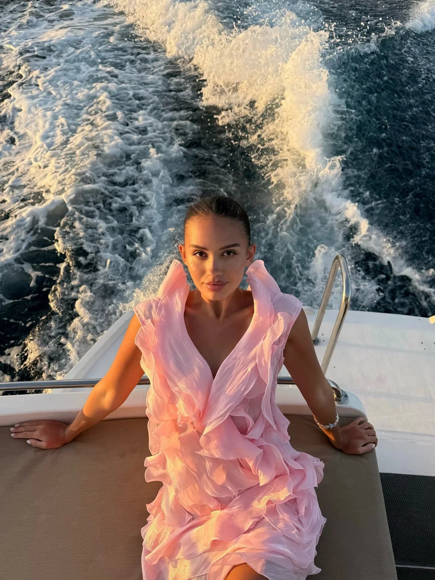 Robe Courte Été Femme à Volants | Ivoire ou Rose + Légère + Féminine XS-L | ROBEMODE