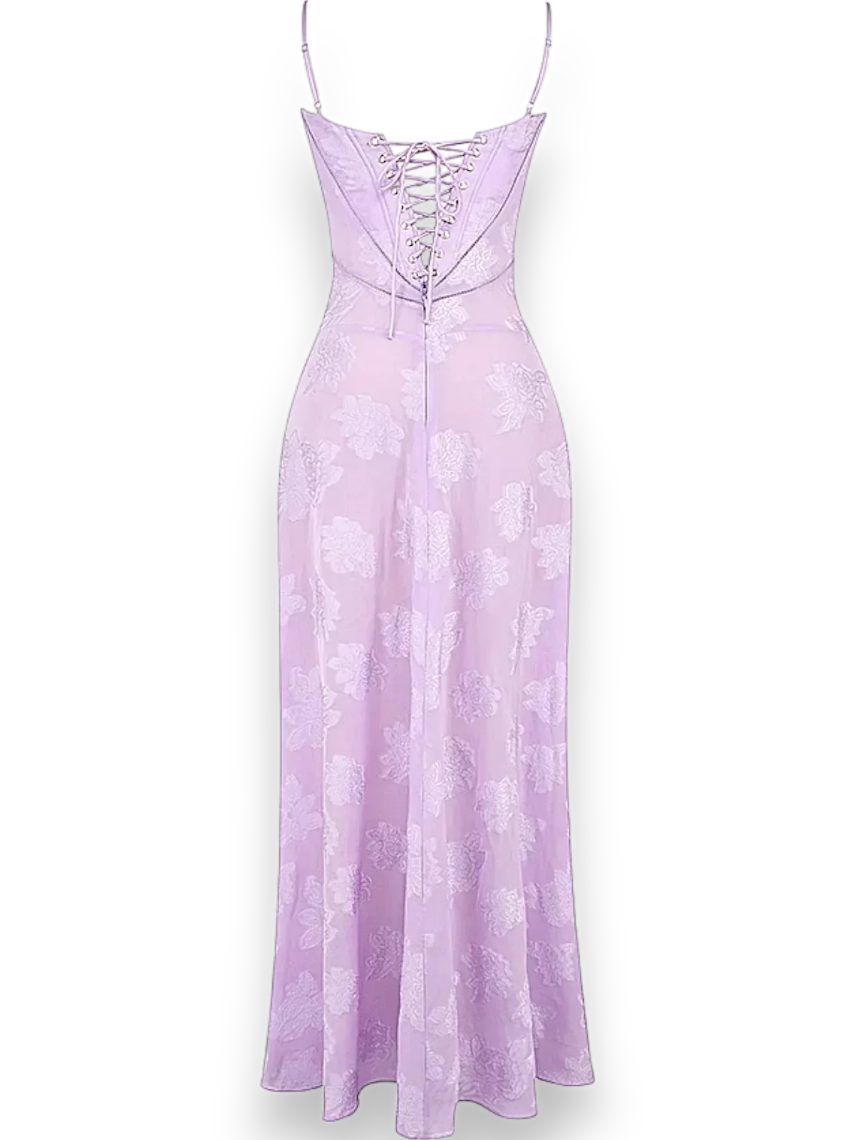 Robe longue femme avec broderie florale et bretelles fines | Coupe féminine + Style élégant + Facile à accessoiriser – ROBEMODE
