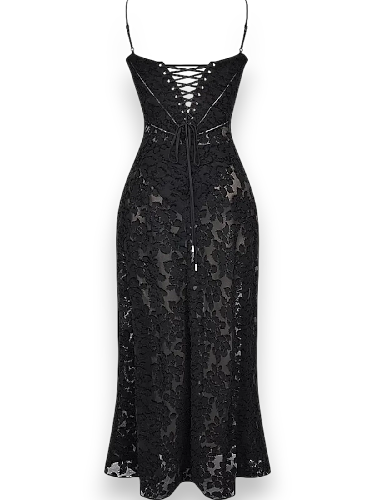 Robe longue femme avec broderie florale et bretelles fines | Coupe féminine + Style élégant + Facile à accessoiriser – ROBEMODE