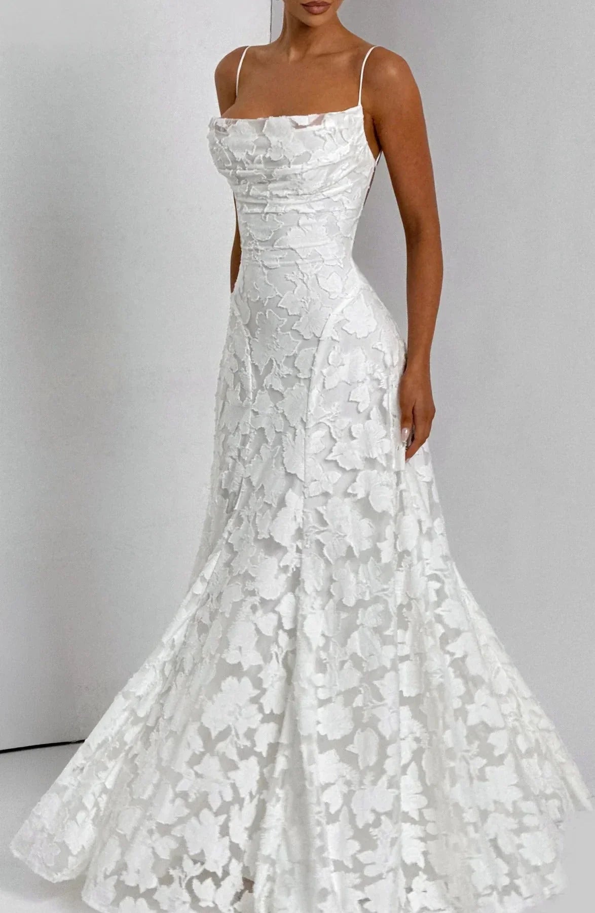 Robe longue femme florale sans manches | Coupe féminine + Style élégant + Facile à accessoiriser – ROBEMODE