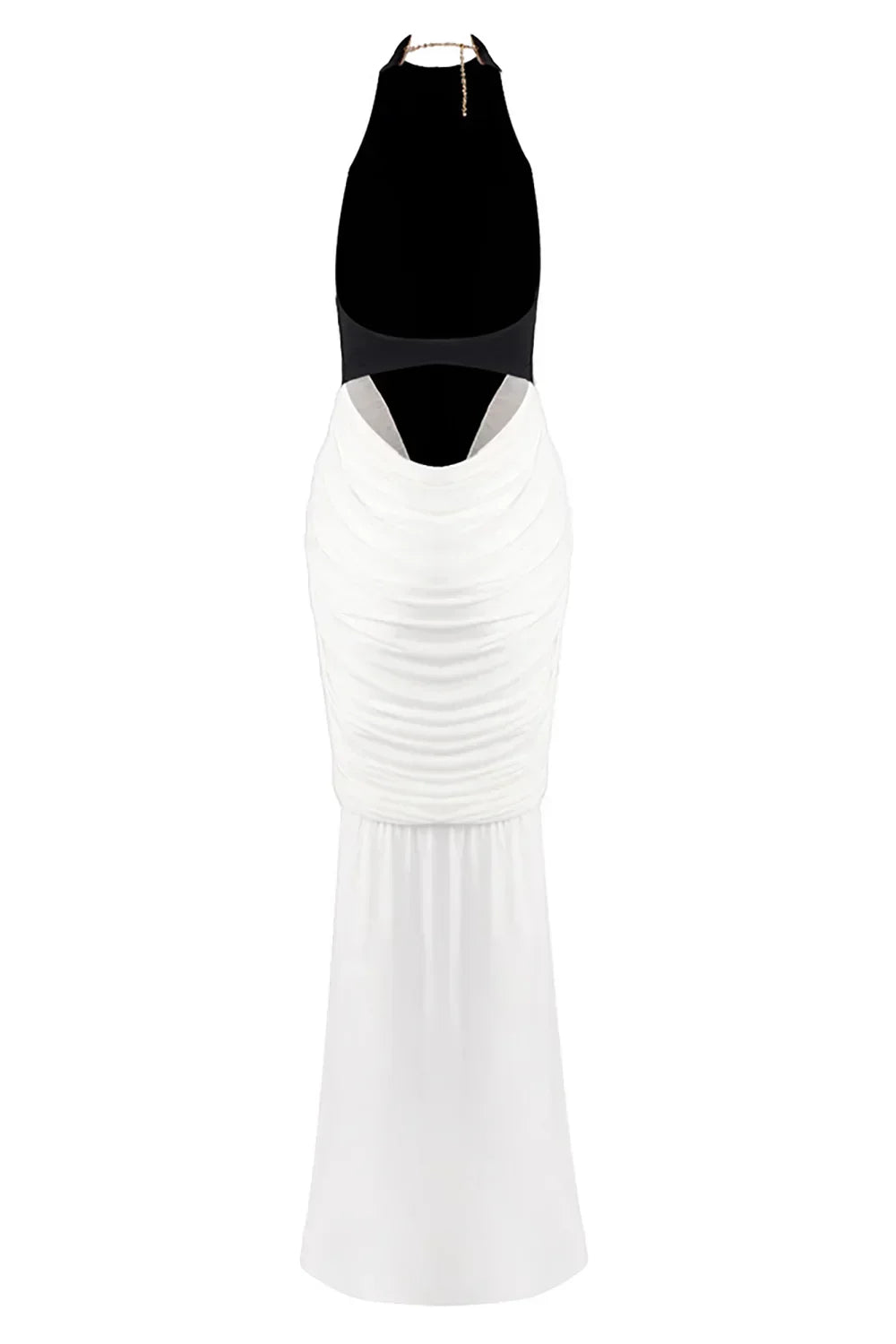 Robe longue femme noire dos nu | Coupe féminine + Style élégant + Facile à accessoiriser – ROBEMODE