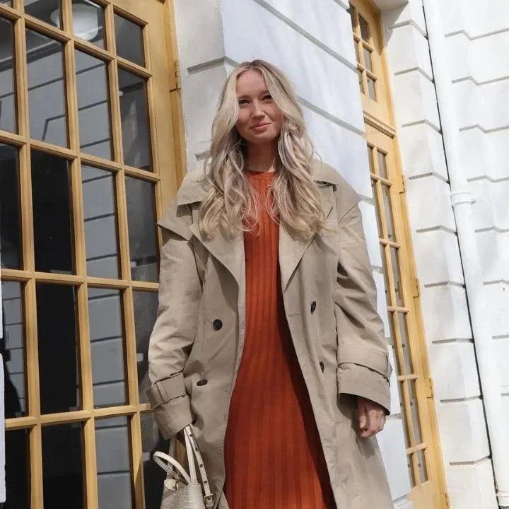 Robe longue femme plissée sans manches tissu fluide | ROBEMODE
