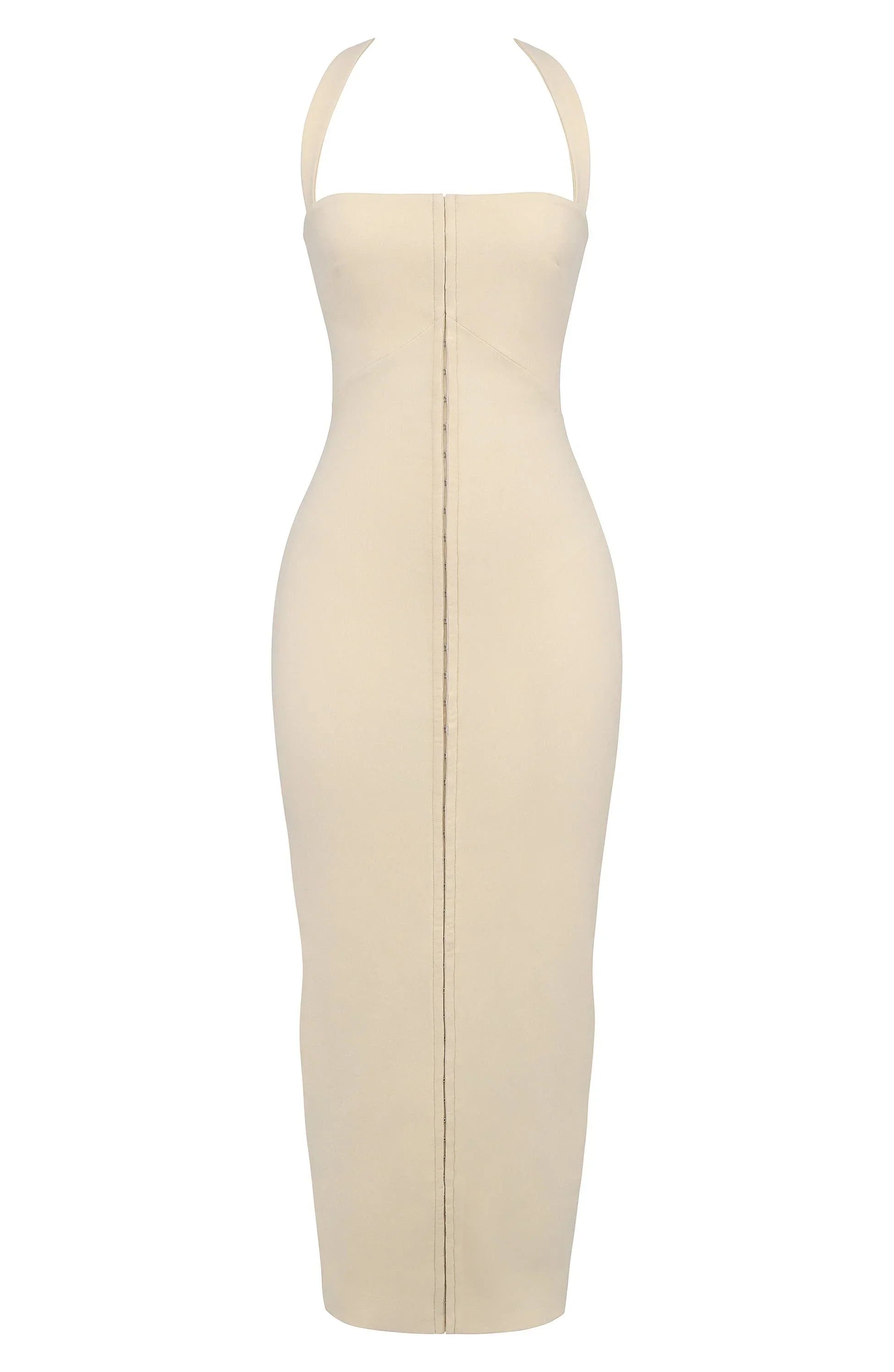 Robe longue femme ajustée avec zip frontal soirée | Coupe féminine + Style élégant + Facile à accessoiriser – ROBEMODE